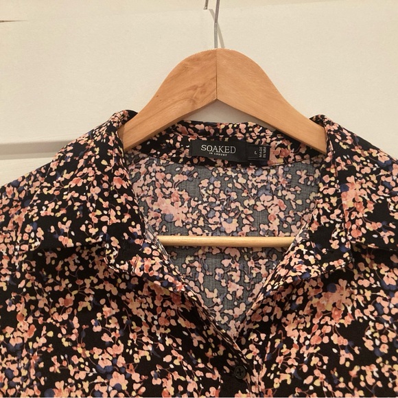 Elegant Black and Pink short sleeve Jumpsuit - Picture 6 of 8